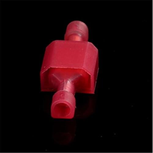 100PCS Wire Cable Connectors Nylon fully Insulated 22-16AWG Spade Male & Female Electrical Crimp Terminals Kits red