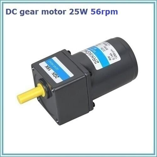Home automation gear motor 25W 24V 56rpm