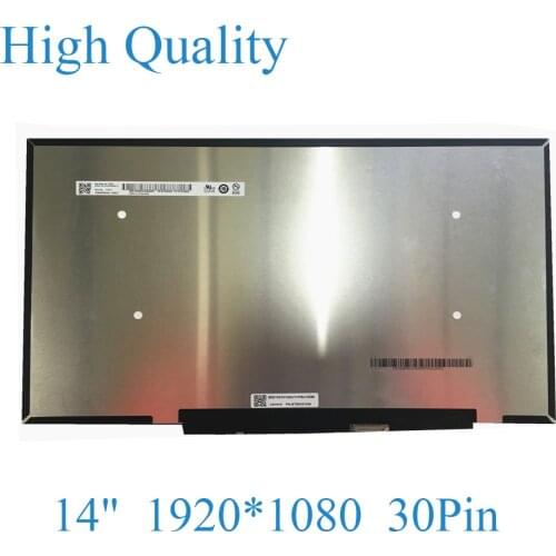 FHD 1920X1080 72% NTSC EDP 30pins N140HCG-GQ2 Matte N140HCG-GR2 Glossy LED Screen LCD Display IPS Matirx FRU: 01YN158 14"