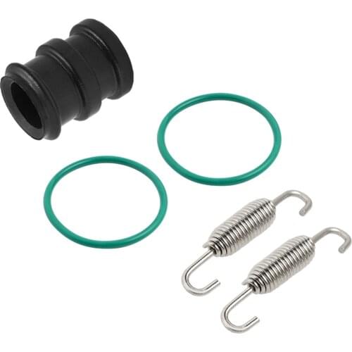 NICECNC Exhaust Coupler Kit Muffler Silencer Rubber Seal For KTM 250 300 EXC MXC XCW XC SX 6D Freeride 1998 - 2016 2015 2014