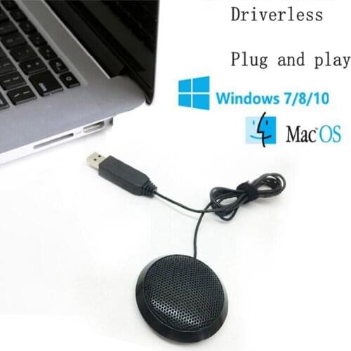 USB desktop microphone video conference voice chat computer microphone high-fidelity recording game SKYPE plug and play 360