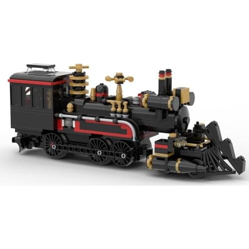 MOC-41639 Back to the Better Future Movie Series Time Train Modular Building Blocks Transportation Vehicle For Chilren Gift