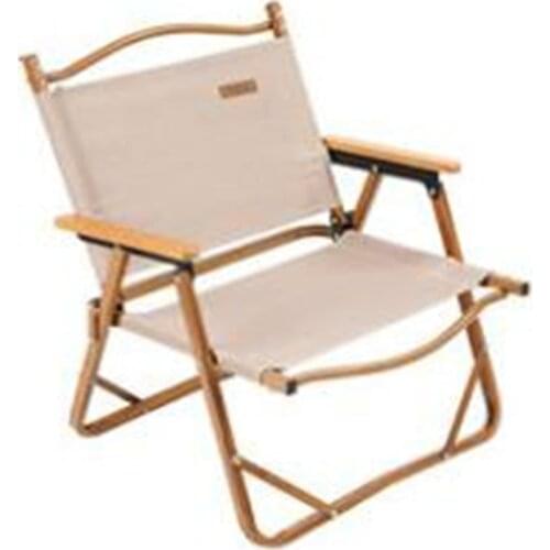 Newest Wood Grain Portable Folding Chair Outdoor Camping Portable Armchair Fishing Camping Beach Director Chair