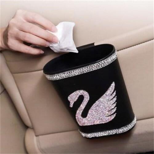 2021 June new Car trash can Multifunctional vehicle hanging storage bag Dumpster in the car