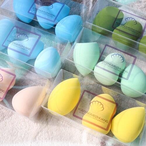 New Multi-shape Dry & Wet Use Waterdrop Blending Sponges Foundation Powder Puff Cosmetic Sponge Makeup Sponge Blender