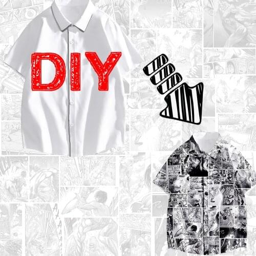 Custom clothes Men Women Blouse Ins 3D Print Diy Anime animal Camouflage Cartoons Long-Sleeved Shirt Couple Beach Casual Jacket