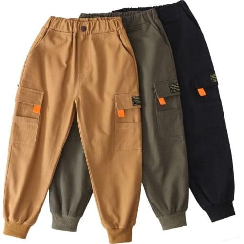 Siddons 2019 cotton boys trousers fall clothes in fashion big pockets overalls style in durable material hot pants