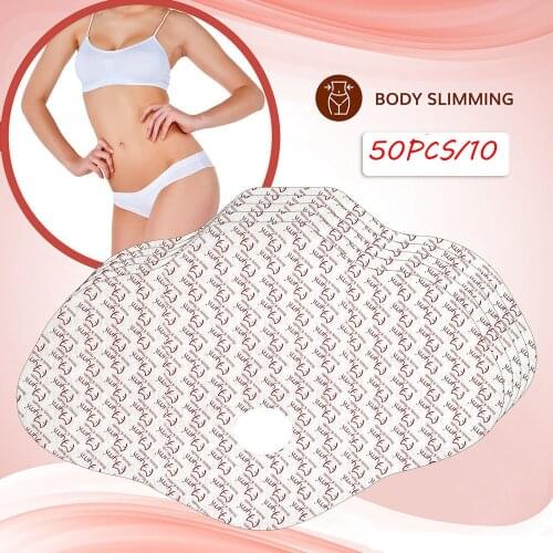 50PCS/10PCS Belly Slim Patch Abdomen Slimming Fat Burning Navel Stick Weight Loss Slimer Tool Hot Quick Slimming Patch