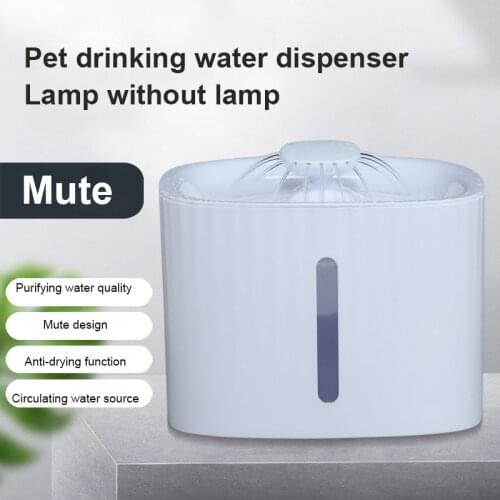 3L High Capacity Automatic Pet Drinking Fountain LED Luminous Visual Water Level Electric Dispenser Feeder Dog Cat Drinking Bowl