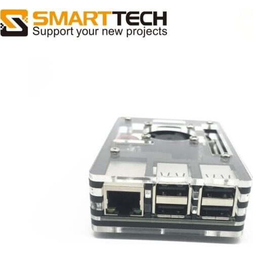 Transparent Acrylic case Acrylic box shell cooling fan