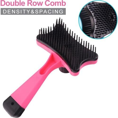 Antistatic Dogs Combs Onekey Remove Floating Hair Cleaning Pet Comb Round Head Comb High Quality Cat Beauty Tools Pet Products
