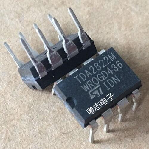 TDA2822M DIP-8 New and Original 10pcs/Lot
