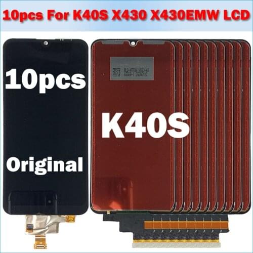 10 PCS LCD For LG K40S X430 LM-X430 X430EMW LCD Touch Screen Digitizer Component Replacement Fittings 100% Test for LG K40S LCD