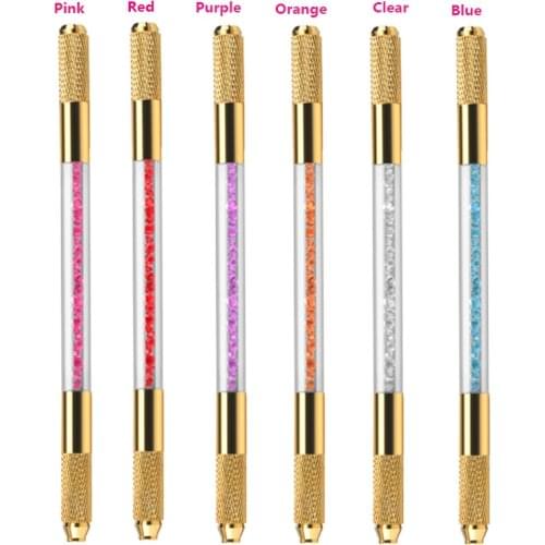 3pcs Wholesale Stainless Steel Permanent Makeup Manual Tattoo Microblading Pen for Microblading Blades free shipping