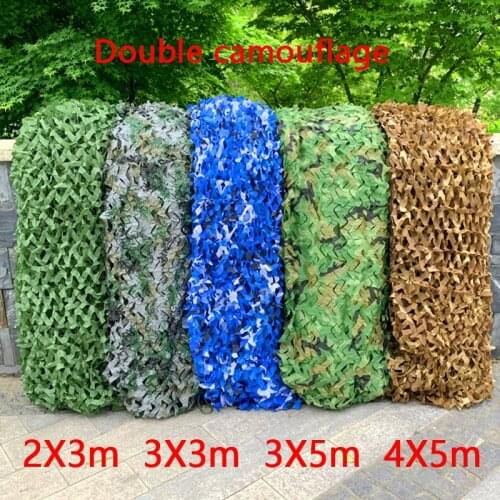 4x5m 2x1m Military Camouflage Net Camo Netting Army Nets Shade Mesh Hunting Garden Car Outdoor Camping Sun Shelter Tent