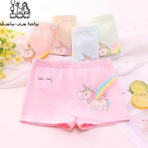 5pcs/Lot Kids Underpants Cartoon Girl Underwear Cotton Underwear Panties Children Underpants Girls Soft Panties Kids Clothes