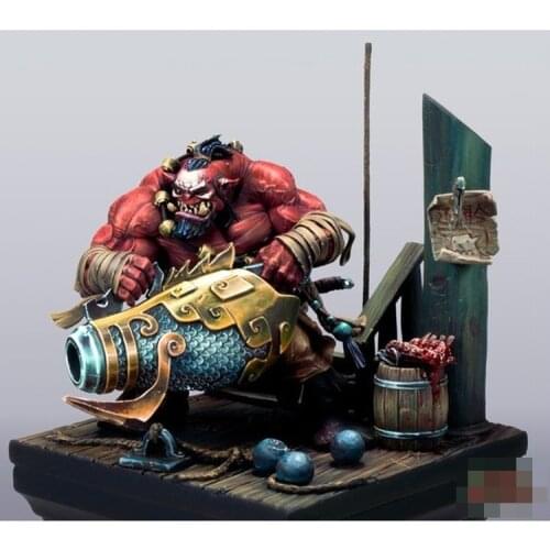 70mm Resin Model figure GK ONITSUKAJI Fantasy theme Japanese ghost series Unassembled and unpainted kit