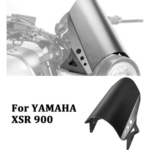Motorcycle Accessories Aluminum Windscreen Windshield Wind Shield Deflector For YAMAHA XSR 900 XSR900 2015 - 2018 2019 2020