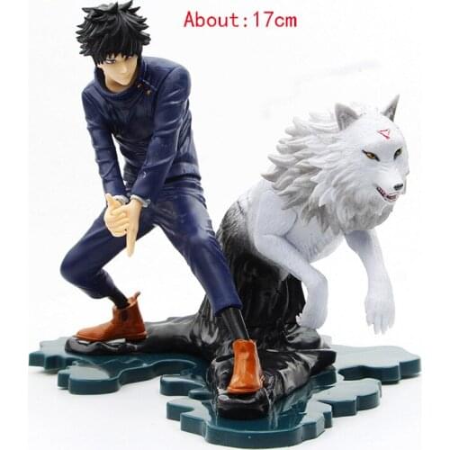 17cm Jujutsu Kaisen Figure Fushiguro Megumi Anime Action Figure PVC Figurine Model New Toys Gift for Boy