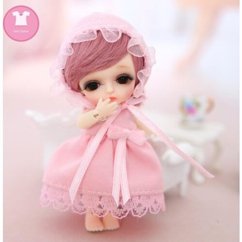BJD SD Doll Clothes 1/12 Cute Dress Beautiful Doll Clothes For Lati Yellow Body Doll Accessories luodoll
