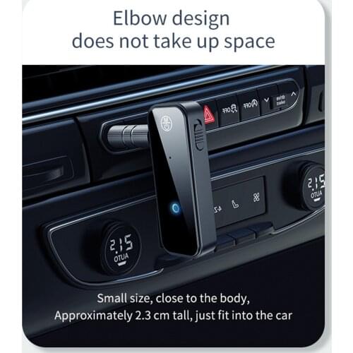 Bluetooth 5.0 Transmitter and Receiver, 2-in-1 Wireless 3.5mm Adapter (Low Latency, for TV/Home Sound System/Car/ Switch)