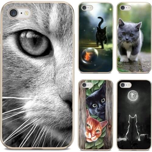 For Huawei Nova 2 2i 3 3i Y3 Y5 Y6 Y7 Y9 Prime 2015 2016 2017 2018 2019 Cell Phone Case Gray Fantasy Cat