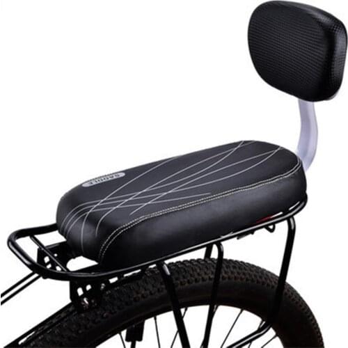 Bicycle Back Seat Bicycle Seat Cover Bike Rack Rest Cushion With Back Saddle Cycle Accessories