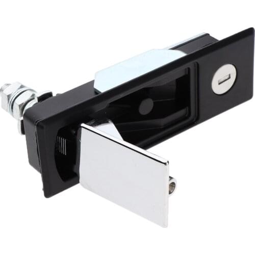 Black Zinc Alloy Lever Compression Latch Flush Lever Adjustable Grip