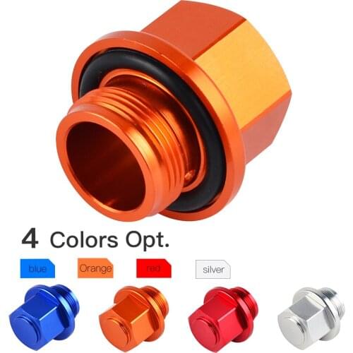 For KTM 250/450/505/530 FCR MX Carburetor Carb Sump Oil Drain Plug Cover For Honda CRF150R 250R/X CRF450R/X Etc Motorcycles ATV