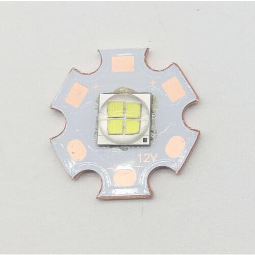 Epileds 7070 20W 12V 6V Led replace Cree MKR XHP70 XHP50 LED Emitter Cool White 6500K Blue LED Chip Light with 20mm Copper PCB