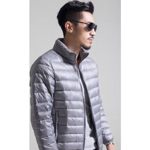 MRMT 2020 Brand New Winter Mens Jackets Lightweight Down Overcoat for Male Standing Collar Coat Outer Wear Clothing Garment