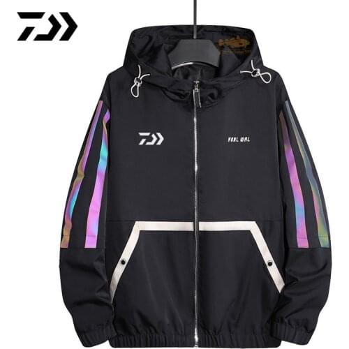 Fishing Suit Men Spring Autumn Thin Fishing Clothing Hooded Sports Hiking Fishing Jacket Outdoor Clothes Fishing Wear