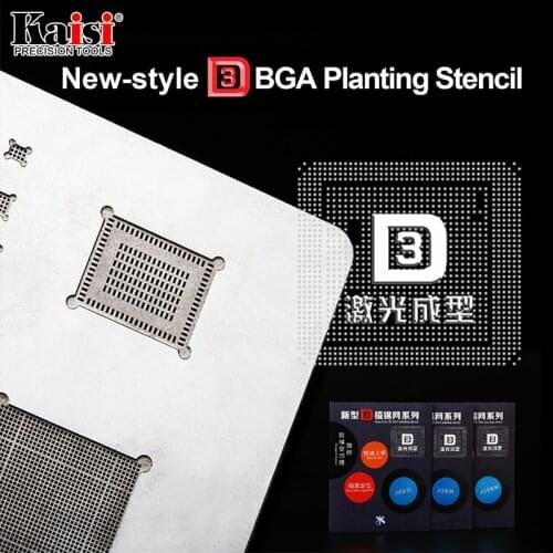 3D IC Chip BGA Reballing Stencil Kits Set A8 A9 A10 A11 A12 stencil tin plate hand tools for iPhone 6 7G 8G 8P XR XS MAX series