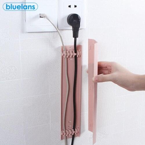 Wall Mount Cable Wire Holder Box Organizer Cord Data Line Fixer Storage Clamp home office Cable Storage Box protect data line