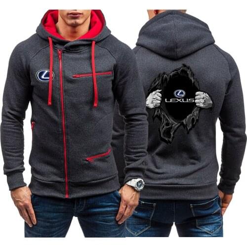 2021 New Mens Fitness Sport Lexus Coat Zipper Running Jackets Mens Sportswear Workout Jogging Comfortable Popular Hoodies