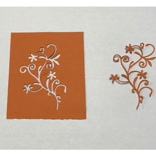 New Flower Leaf Leaves Metal Cutting Dies DIY Scrapbooking Handmade Album Photo Decor Embossing Paper Card Crafts 7*4.3cm