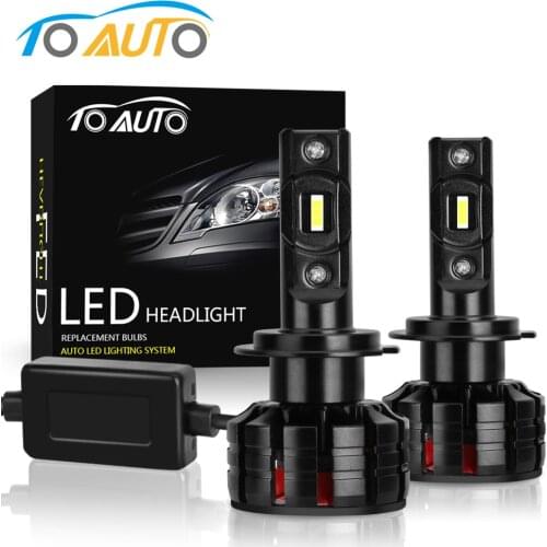 2Pcs H1 H3 H4 H7 Led Canbus H8 H11 HB3 9005 HB4 9006 Led Headlights Mini 100W 16000LM Car Light Bulbs Automobiles Auto Lamp