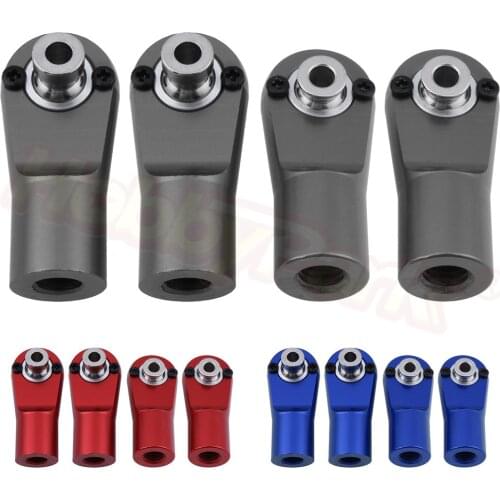 4pcs Aluminum Lower Suspension Arm Ball Head Pull Rod 112252 for FS Racing 1/5 Gasoline Dersert Truck Petrol Buggy Upgrade Parts