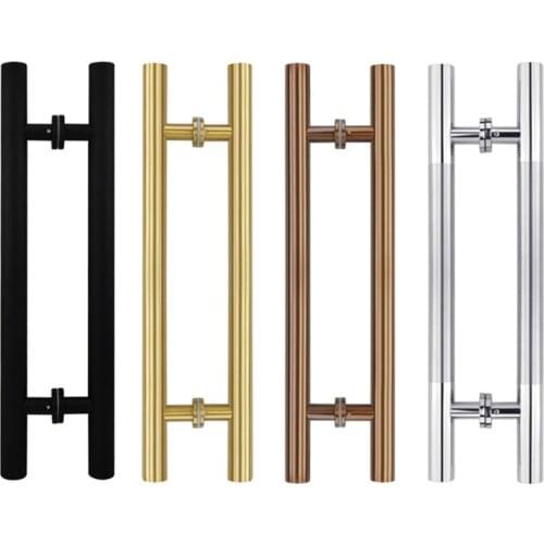 High-grade Stainless steel glass door handle diameter 38mm Brushed/Polishing bathroom shower/wooden door Armrest Glass hardware