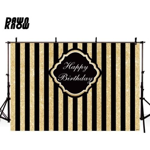 DAWNKNOW Golden Shimmer Photography Background Baby Photocall Backdrop Children Birthday Party Photo Shoot Customize GY458