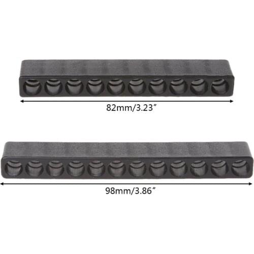 Screwdriver Hole 10/12 Holes Hex Shank Bit Holder Plastic Head Storage Case Tool