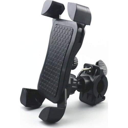 Bicycle Phone Holder Motorcycle Handlebar Cell Phone Mount Strolle Bike Phone Holder Stand for Samsung S10 S9 S8 iPhone X Xiaomi