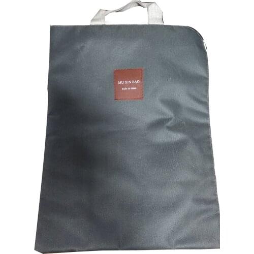 Canvas Documents Bag A4 File Folder With Dual Buckles Filing Bag Waterproof Paper Organizer Office School Stationery Supplies