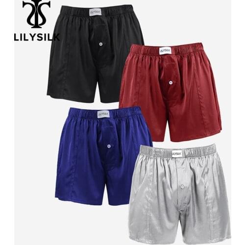 LILYSILK Mens Silk Briefs