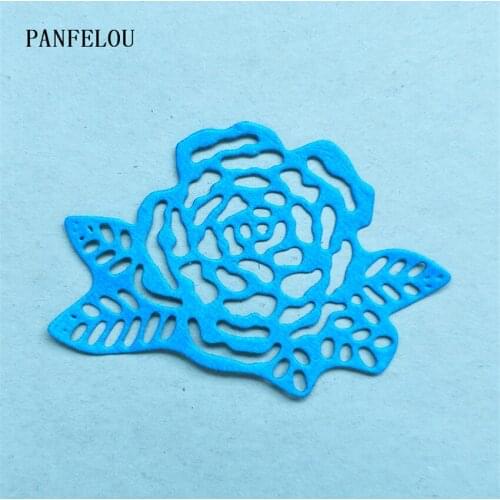 PANFELOU Metal craft petals die cutting dies for Scrapbooking/DIY Easter wedding Halloween cards Hand account