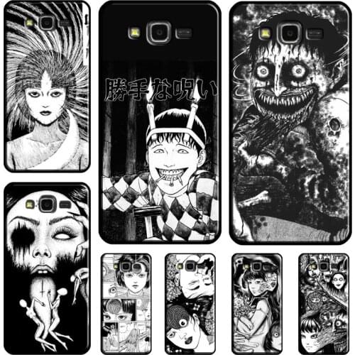 Junji ito Uzumaki Horror Manga Soft Case For Samsung Galaxy A7 A9 A6 A8 Plus A3 A5 2017 2016 J6 J3 J4 J5 J7 J2 Core 2018