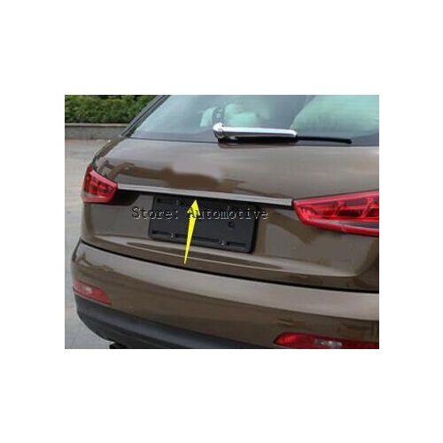 Rear Trunk Lid Cover Trim For Audi q5 2008-2014 2015 2016 2017 Chrome Tailgate Molding Garnish Boot Door Strip Accent Styling