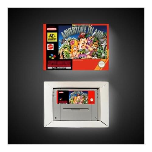 Super Adventure Island - EUR Version Action Game Card with Retail Box