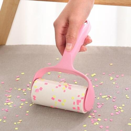 Sweater Cloth Lint Remover Sticker Dust Wiper Cat Dog Pet Hair Remover Cleaning Brush Tools Sticky Roller Brush