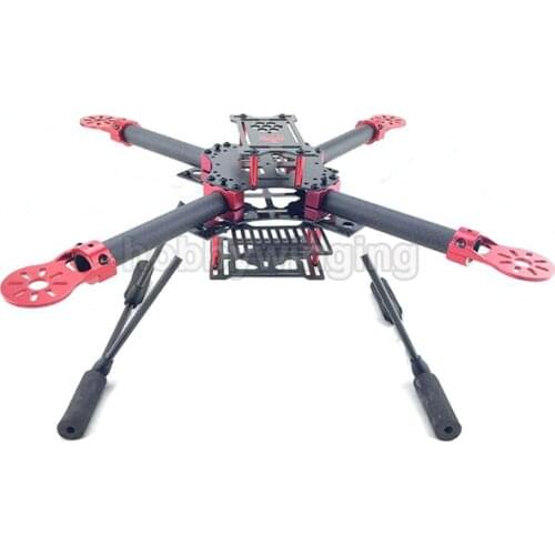 GF-400 FPV Carbon Fiber Quadcopter Frame 400mm Wheelbase with Landing Skid Gear